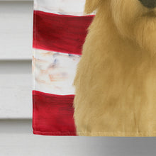 Load image into Gallery viewer, Wheaten Otterhound American Flag House Flag