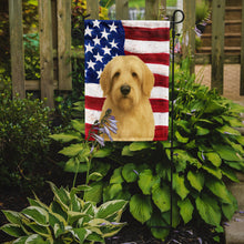Load image into Gallery viewer, Wheaten Otterhound American Flag Garden Flag