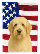 Load image into Gallery viewer, Wheaten Otterhound American Flag Garden Flag