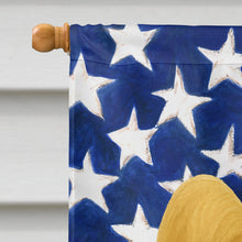 Load image into Gallery viewer, Wheaten Skye Terrier American Flag House Flag