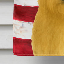 Load image into Gallery viewer, Wheaten Skye Terrier American Flag House Flag