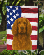 Load image into Gallery viewer, Sussex Spaniel American Flag Garden Flag