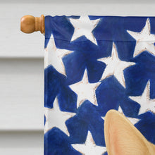 Load image into Gallery viewer, Cream and White Cat American House Flag