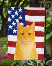 Load image into Gallery viewer, Orange and White Cat American Garden Flag