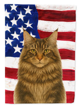 Load image into Gallery viewer, MainCoon Brown Tabby Cat American Garden Flag