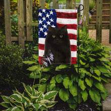 Load image into Gallery viewer, Persian Black Cat American Garden Flag