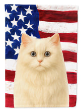 Load image into Gallery viewer, Persian White Cat American Garden Flag