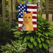 Load image into Gallery viewer, Cream Cat American Garden Flag