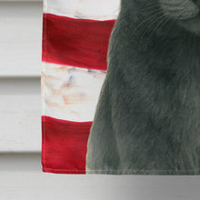 Load image into Gallery viewer, Gray Cat American House Flag