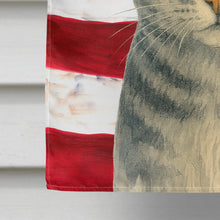 Load image into Gallery viewer, Gray Mackerel Cat American House Flag