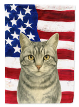 Load image into Gallery viewer, Silver Classic Tabby Cat American House Flag
