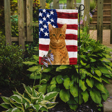 Load image into Gallery viewer, Spotted Brown Tabby Cat American Garden Flag