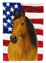 Load image into Gallery viewer, Buckskin Quarter Horse American Garden Flag