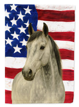 Load image into Gallery viewer, Gray Quarter Horse American House Flag