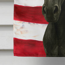 Load image into Gallery viewer, Black Andalusian Horse American House Flag