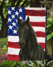 Load image into Gallery viewer, Black Andalusian Horse American Garden Flag