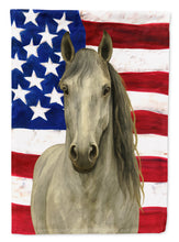 Load image into Gallery viewer, Gray Andalusian Horse American Garden Flag