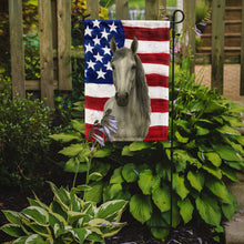Load image into Gallery viewer, Gray Arabian Horse American Garden Flag