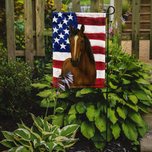 Load image into Gallery viewer, Bay Dutch Warmblood Horse American Garden Flag