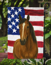 Load image into Gallery viewer, Bay Dutch Warmblood Horse American Garden Flag