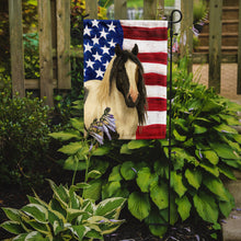 Load image into Gallery viewer, Piebald Gypsy Vanner Horse American Garden Flag