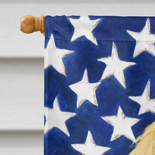 Load image into Gallery viewer, Skewbald Gypsy Vanner Horse American House Flag