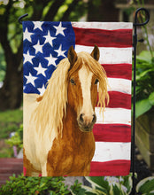 Load image into Gallery viewer, Skewbald Gypsy Vanner Horse American Garden Flag