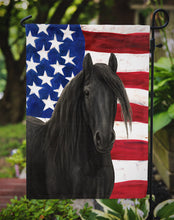 Load image into Gallery viewer, Black Gypsy Vanner Horse American Garden Flag