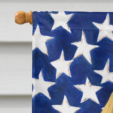 Load image into Gallery viewer, Chestnut Haflinger Horse with Flaxen Mane American House Flag