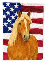 Load image into Gallery viewer, Chestnut Haflinger Horse with Flaxen Mane American House Flag