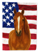 Load image into Gallery viewer, Chestnut Hanoverian Horse American Garden Flag