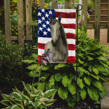 Load image into Gallery viewer, Gray Hanoverian Horse American Garden Flag