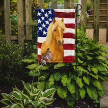 Load image into Gallery viewer, Palomino Icelandic Horse American Garden Flag