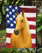 Load image into Gallery viewer, Palomino Missouri Fox Trotter Horse American Garden Flag