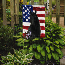 Load image into Gallery viewer, Black Morgan Horse American Garden Flag