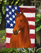 Load image into Gallery viewer, Chestnut Mustang Horse American Garden Flag