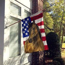Load image into Gallery viewer, Grulla Mustang Horse American House Flag