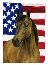 Load image into Gallery viewer, Grulla Mustang Horse American House Flag