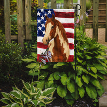 Load image into Gallery viewer, Chestnut Overo Paint Horse American Garden Flag