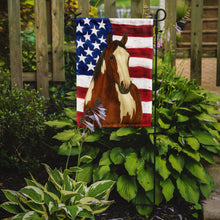 Load image into Gallery viewer, Overo Paint Horse American Garden Flag