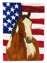 Load image into Gallery viewer, Overo Paint Horse American Garden Flag