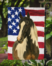 Load image into Gallery viewer, Black Tobiano Paint Horse American Garden Flag