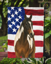 Load image into Gallery viewer, Tobiano Paint Horse American Garden Flag
