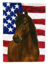 Load image into Gallery viewer, Bay Paso Fino Horse American Garden Flag