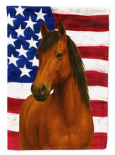 Load image into Gallery viewer, Chestnut Paso Fino Horse American House Flag