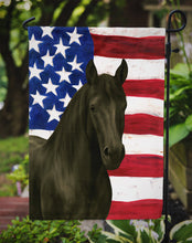 Load image into Gallery viewer, Black Tennessee Walking Horse American Garden Flag