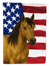 Load image into Gallery viewer, Buckskin Tennessee Walking Horse American House Flag