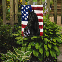 Load image into Gallery viewer, Black Thoroughbred Horse American Garden Flag