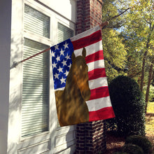 Load image into Gallery viewer, Dark Bay Thoroughbred Horse American House Flag