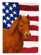Load image into Gallery viewer, Chestnut Welsh Pony American House Flag